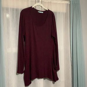 Long Sleeve light weight sweater with pockets